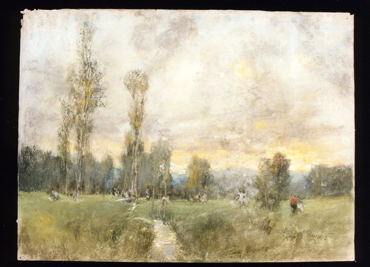 Paesaggio al tramonto - Certosa di san Martino, Napoli